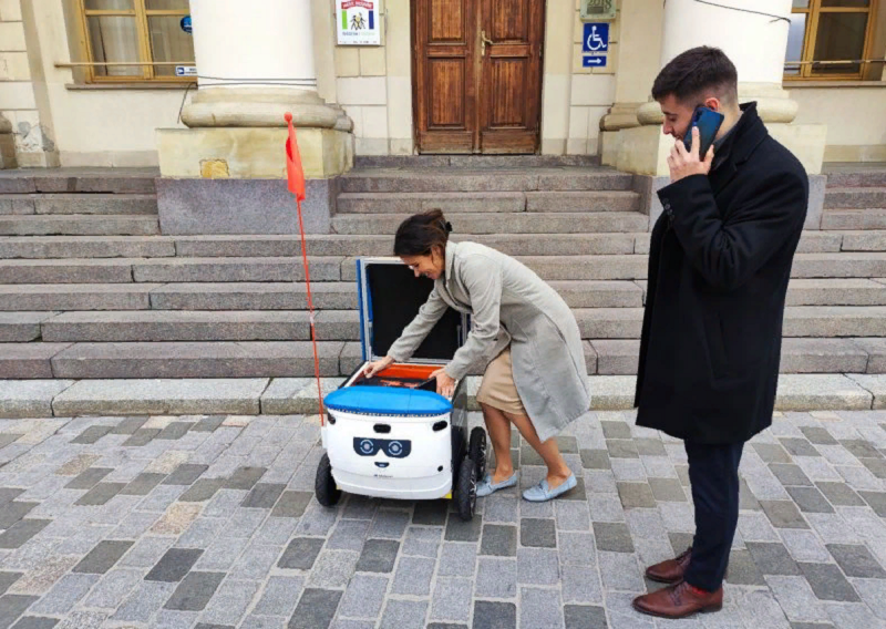 услуги доставки беспилотным транспортом